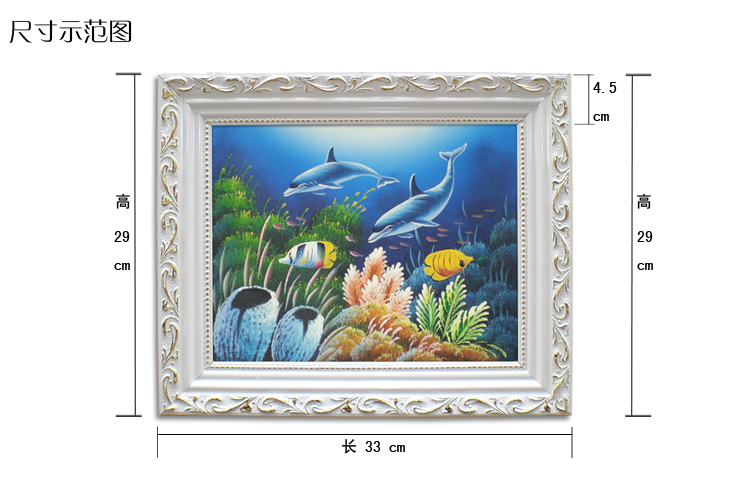煌巢尚品儿童房装饰画客厅纯手绘油画欧式壁画 餐厅挂画 玄关背景墙有框画多款画XH-001 向阳花油画 带框尺寸长33x高29cm