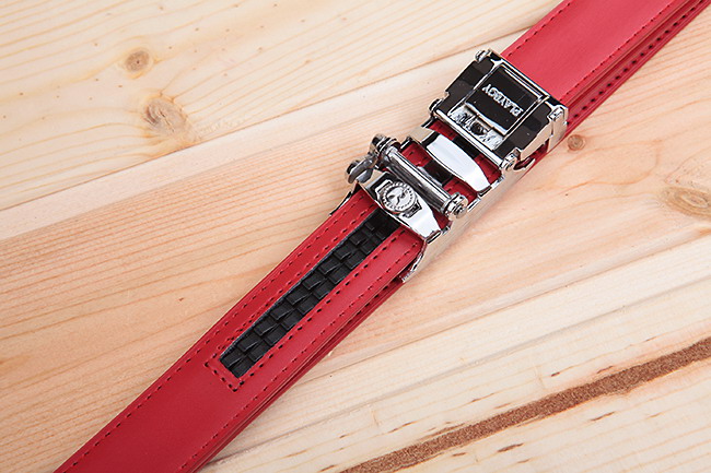 公子新款女式腰带牛皮红色PDF0701-12RF 价