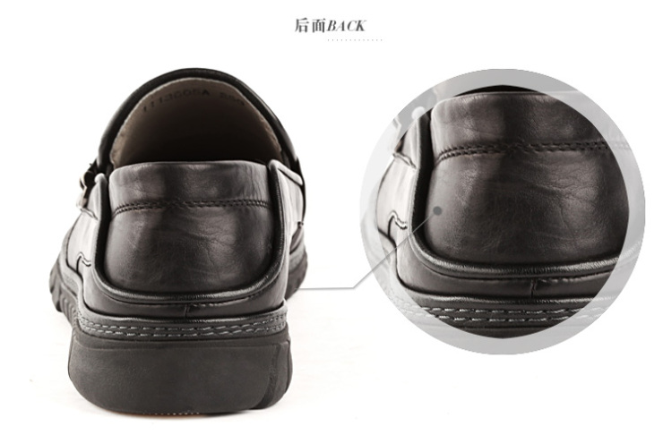 万里马(wanlima)牛皮男鞋 英伦日常休闲男式鞋