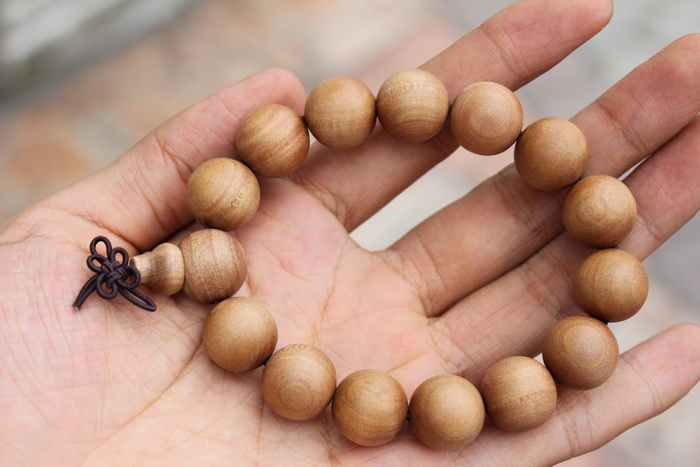 晶语晶缘 顶级顺纹纯天然印度老山檀香手链 佛