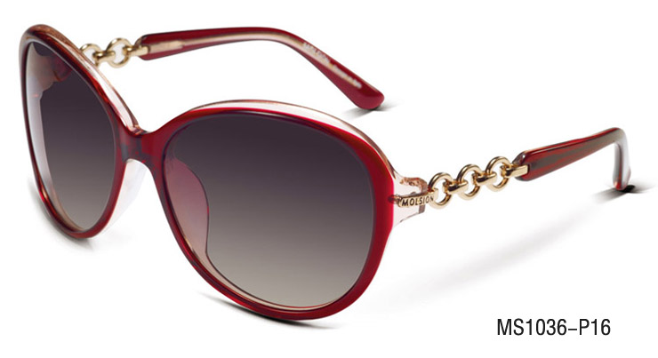 陌森(Molsion)新款太阳镜女款遮阳镜MS1036 0