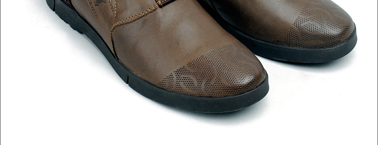 欧邦鼠2012新款 时尚男鞋英伦休闲鞋 真皮商务