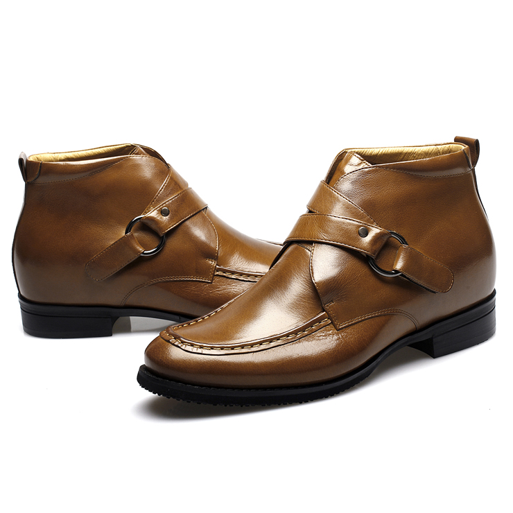 东11.11 何金昌 2012男士英伦正装商务高帮隐