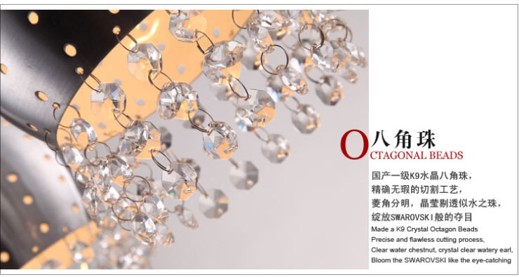 光印 钢材现代简约LED吊灯灯具餐厅休闲区灯饰灯具MD98154-5