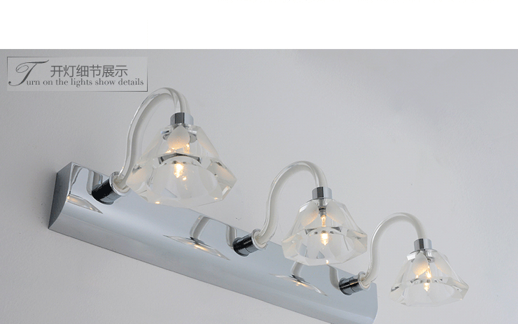 岚珊 现代简约镜前灯具卧室灯浴室灯具床头灯饰J037-3
