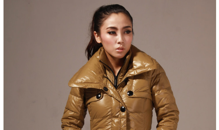 金羽杰JOSSYJO 2012冬季新款 女士长款修身