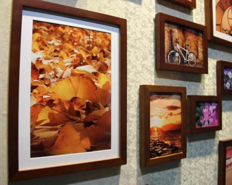 <em>美画 照片</em>墙 欧式实木相框墙 20框组 合适合放