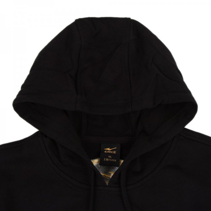 鸿星尔克ERKE男装套头带帽卫衣-13115323-2