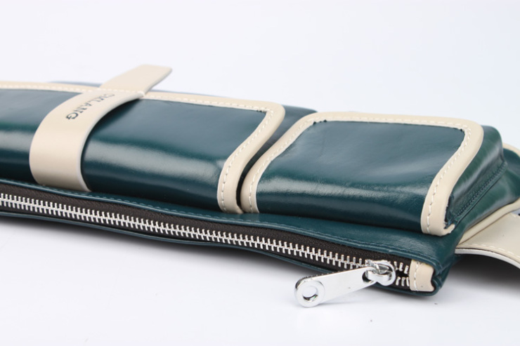 西牧狼头层牛皮男士腰包时尚韩版真皮欧美英伦