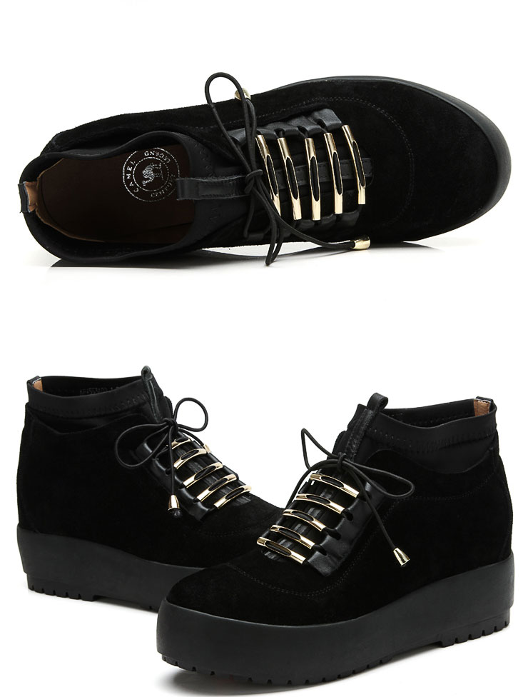 Camel 骆驼女鞋 2013年秋新款内增高休闲女鞋