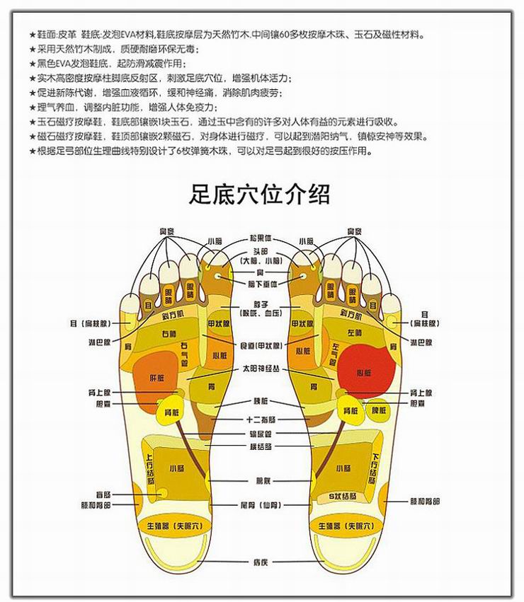 趣玩 早康经络保健足底按摩鞋\/拖鞋 男款 高档礼