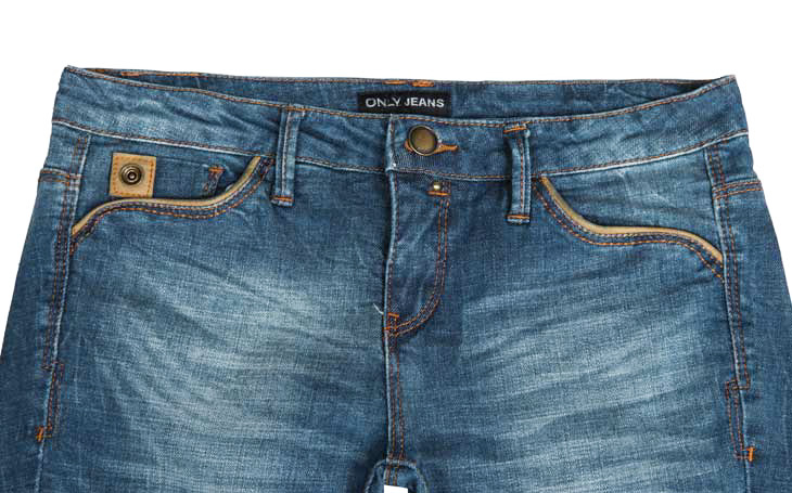 ONLY 牛仔裤 重水洗肌理磨白SKIN女士牛仔裤