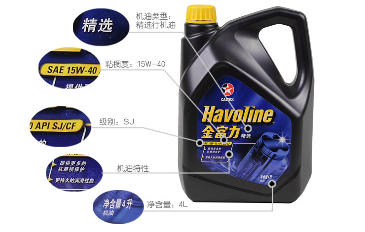 加德士 精选机油 15W-40 4L 价格\/报价,专卖 - 5