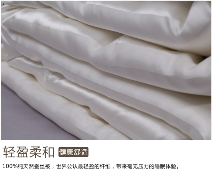 伊伊爱 桑蚕丝被\/春秋被 100%真丝被胎 手工订