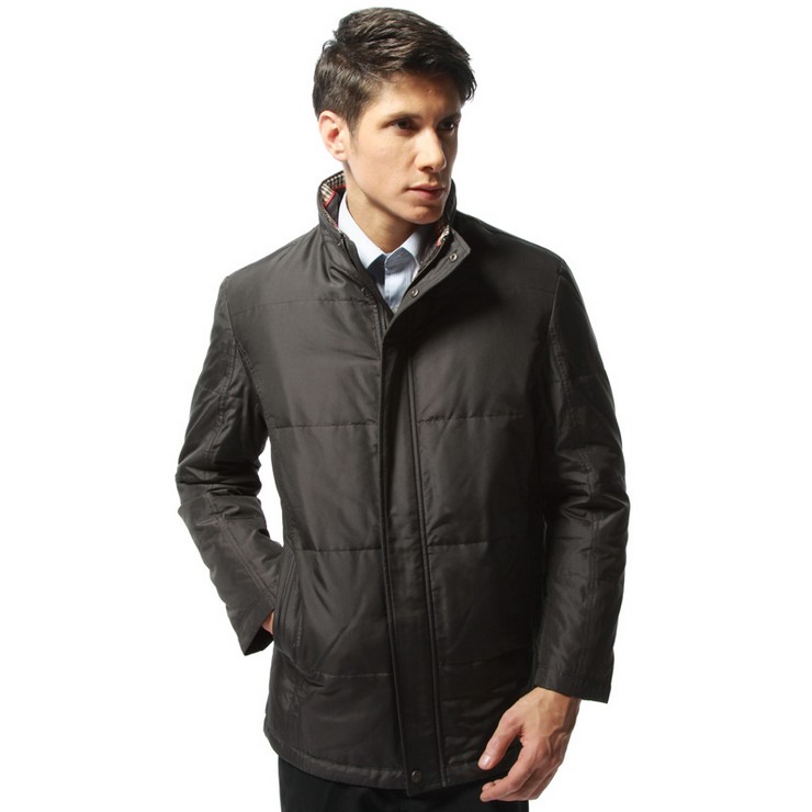 爱缪斯 男装羽绒服100%桑蚕丝面料 中老年保