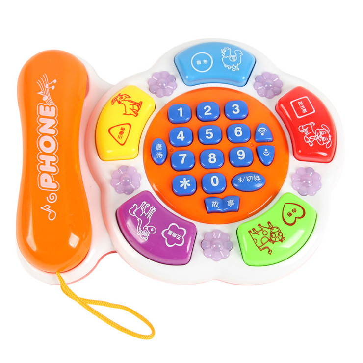 贝乐康 8807-3 音乐电话机 儿童早教玩具 讲故