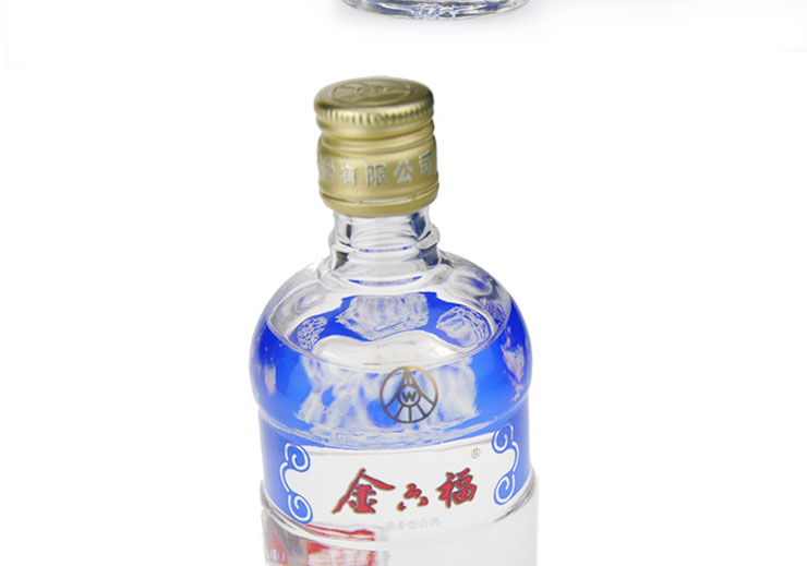 6瓶装 小酒版 五粮液 金六福特曲 52度 100ml 品