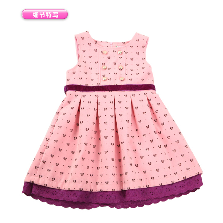 苏歌尔sorgirl秋冬女童裙 冬款儿童连衣裙 公主