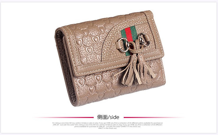 时尚风格袋鼠Bandicoot时尚休闲牛皮女士钱包