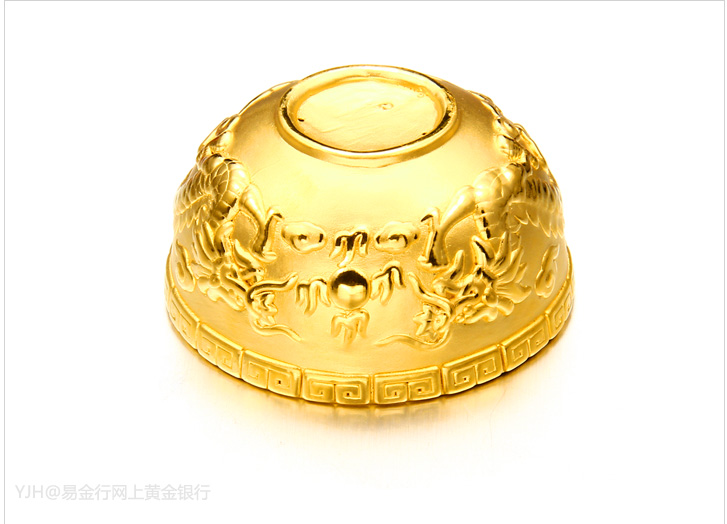 易金行 金茶具摆件 24K黄金999千足金投资收藏