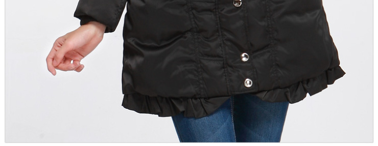 十八淑女坊正品2012新款羽绒服韩版淑女荷叶边装