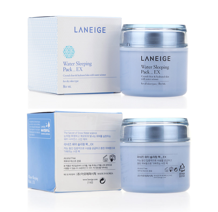 兰芝LANEIGE夜间修护锁水面膜(水凝滋养睡眠