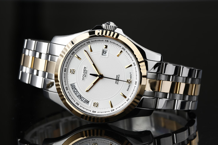 古尊表 金表 全自动机械表 商务男表 18K金表