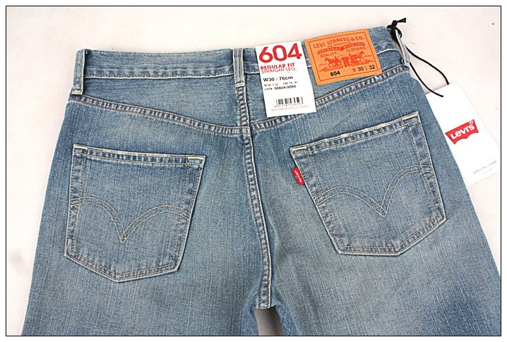 李维斯levi's牛仔裤 日式水洗做旧宽松舒适男直