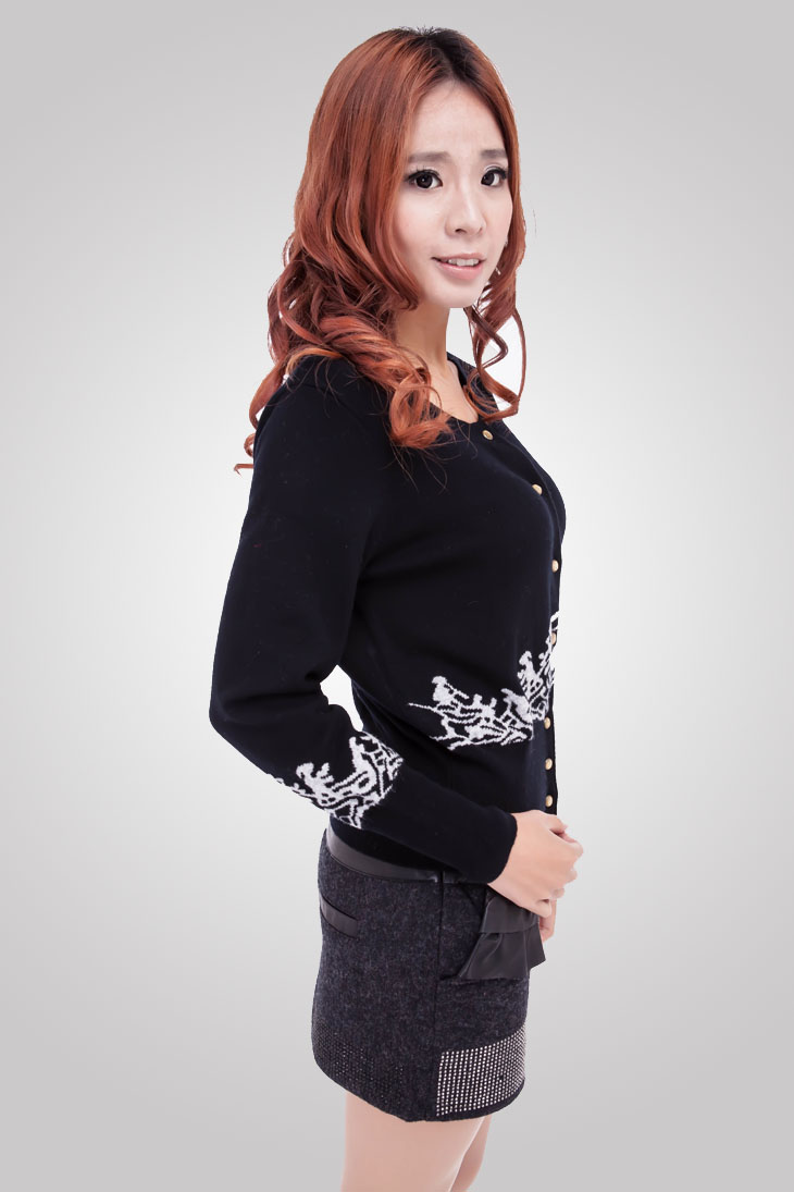 鄂尔多斯奥群 2012秋冬新款时尚<em>中年女性</em>印花