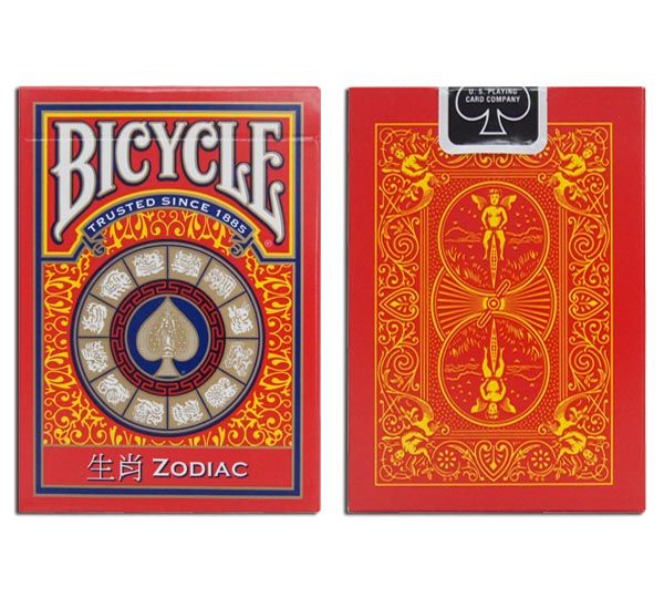 美国原装进口 Bicycle单车扑克牌 12生肖 价格