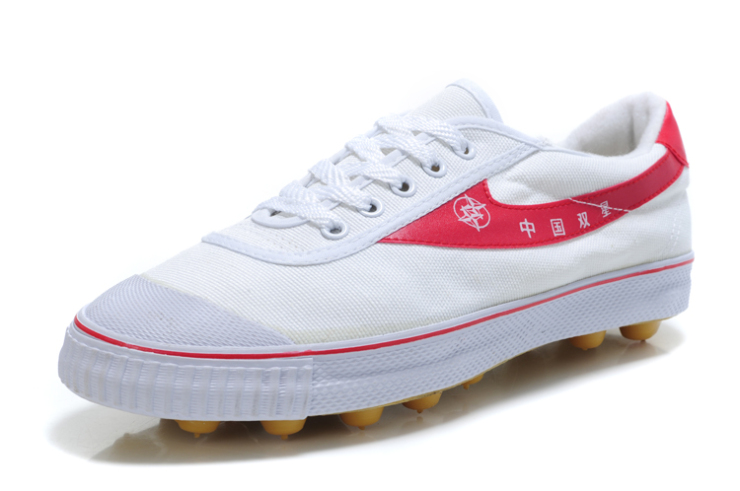 经典双星足球鞋 男女双星大白足牛筋底帆布足