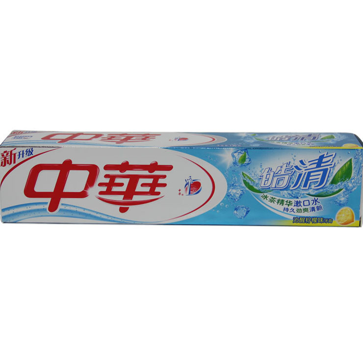 中华皓清沁醒柠檬味牙膏130g 价格\/报价,维修,