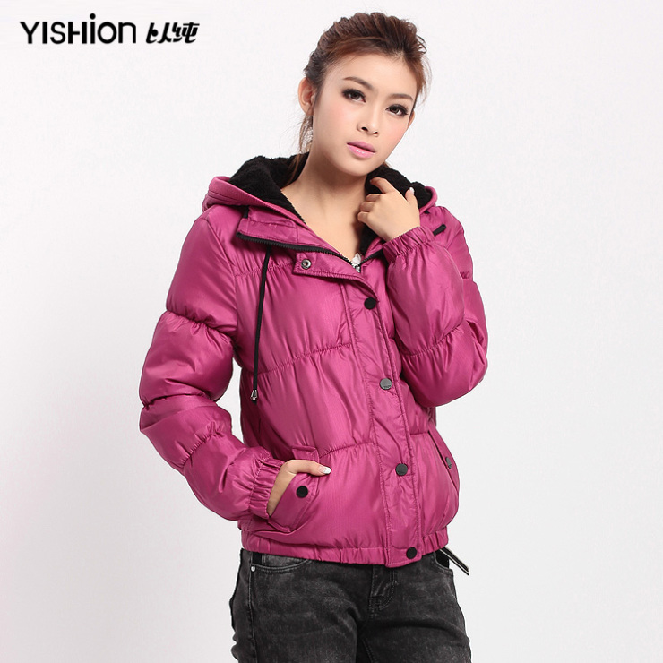 以纯新秋冬款女装休闲棉衣外套11321008原价