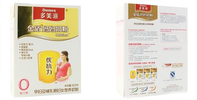 多美滋Dumex金盾金装妈妈奶粉 300g价格、图