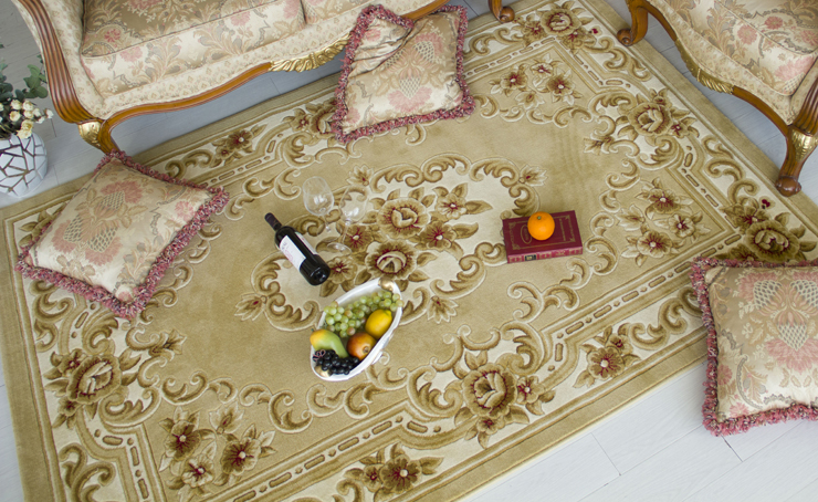 东升 美佳中式古典手工花卉客厅茶几卧室餐厅沙发地毯 02R 160*230cm