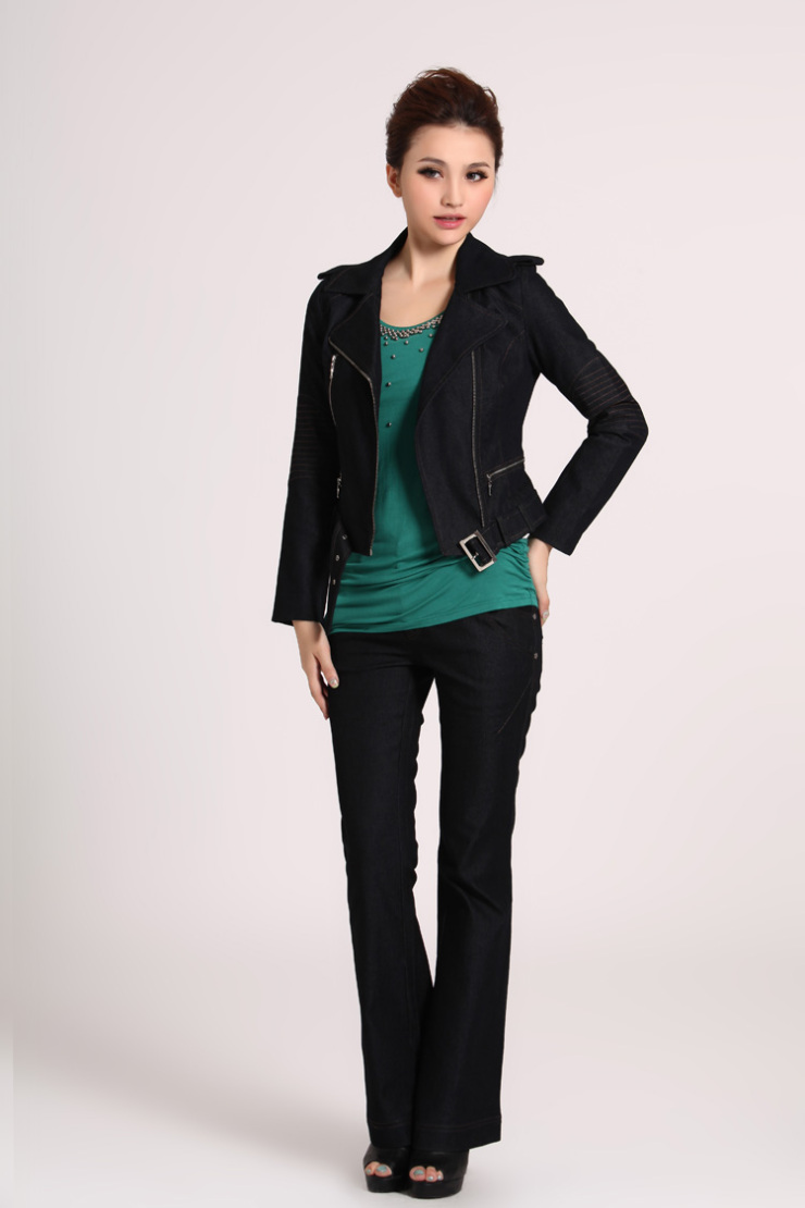 bblluuee粉蓝衣橱 休闲裤女款宽松职场长裤 秋