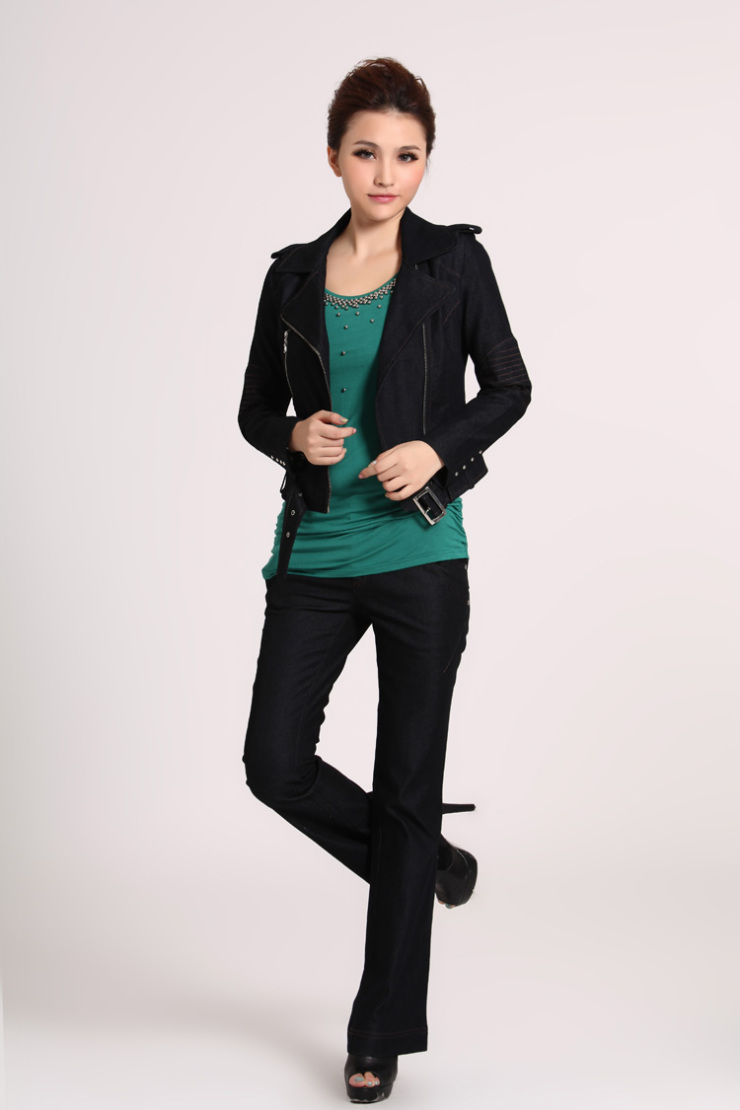 bblluuee粉蓝衣橱 休闲裤女款宽松职场长裤 秋