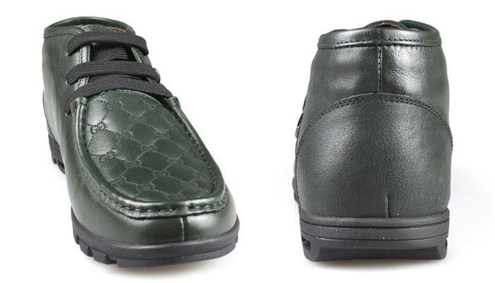 豪路 冬季新款时尚休闲头层牛皮软底软面男棉