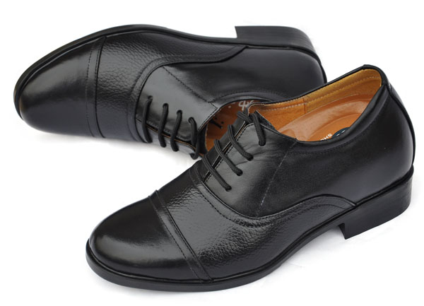 男士增高皮鞋8cm真皮便宜价格 男士增高鞋休