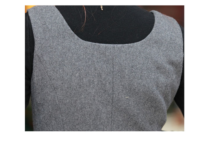 天籁之城 2012秋冬女装无袖背心裙甜美修身圆