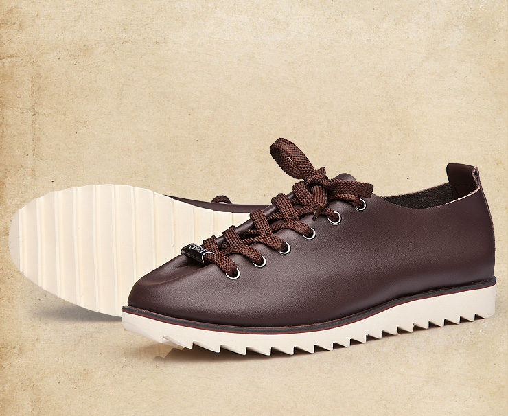 圣诞狂欢大促】尚半年 真皮男鞋 真皮鲨鱼鞋男