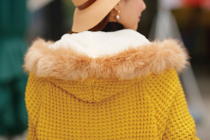 TUOYI2012冬季新款<em>女式加绒卫衣</em> 加厚针织开