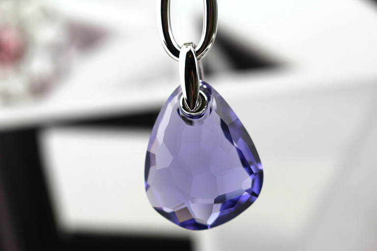 施华洛世奇 Swarovski Parallele 三环藕荷紫色