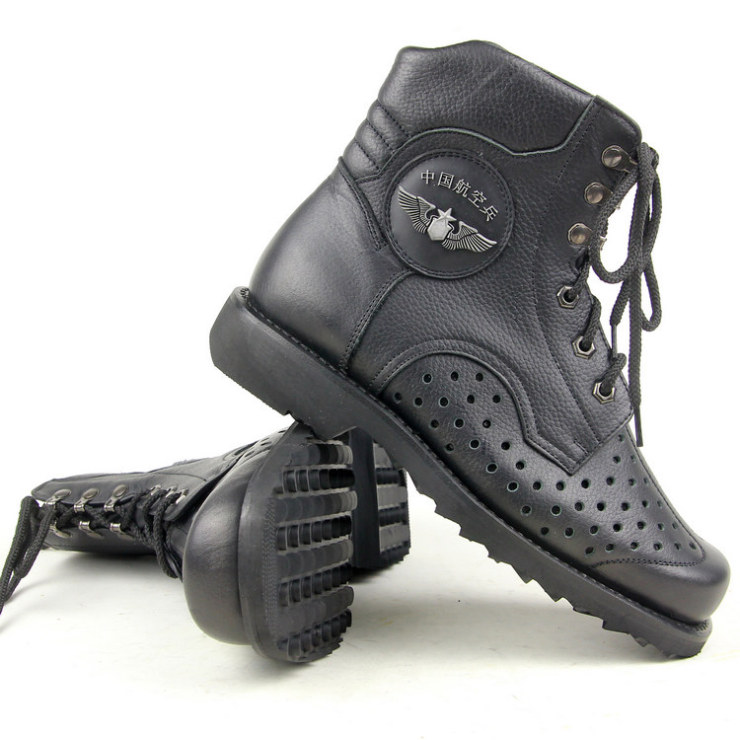 3516皇家航空兵02春秋网眼飞行靴男款真皮户