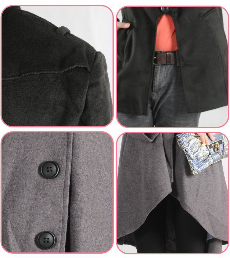 汤姆莉莉 情侣装2012年新款冬装韩版翻领钮扣