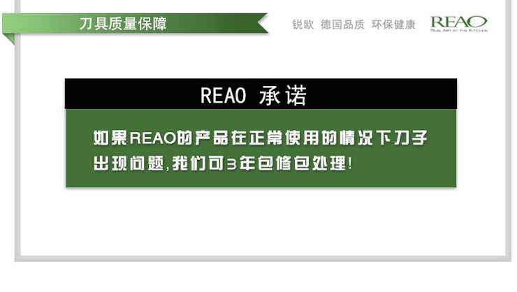 锐欧REAO厨品 奇利系列西式主厨刀/切片刀PAQ2-1