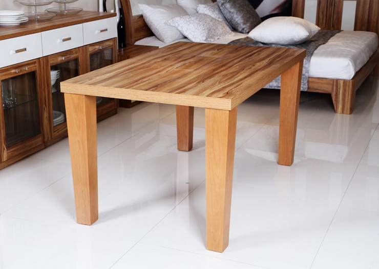 新悦 时尚餐桌K2500 简约长方形六人饭桌6椅桌