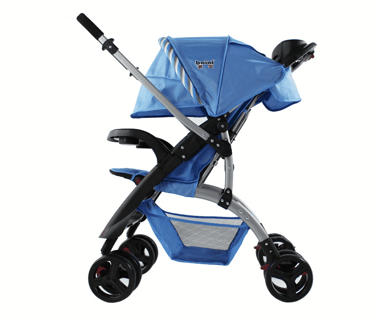 2013款百爱四轮转向婴儿推车手推车童车bb车可平躺 紫色