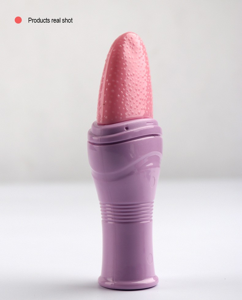 女性高潮夫妻震动棒专用快感私处两性用品房趣假舌头玩具 紫色