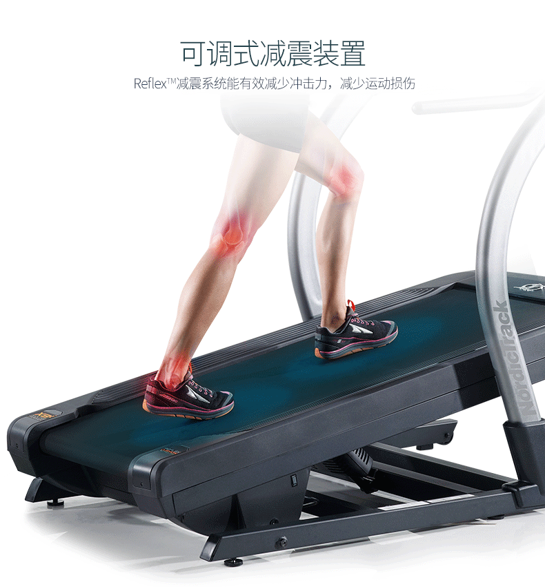 美国(icon)爱康豪华商用跑步机【智能彩屏登山机】新款家用健身 netl